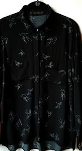 Zara Basic black shirt